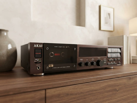 AKAI GX-73 Rare Vintage MINT Cassette Deck Serviced Tested 100V Warranty