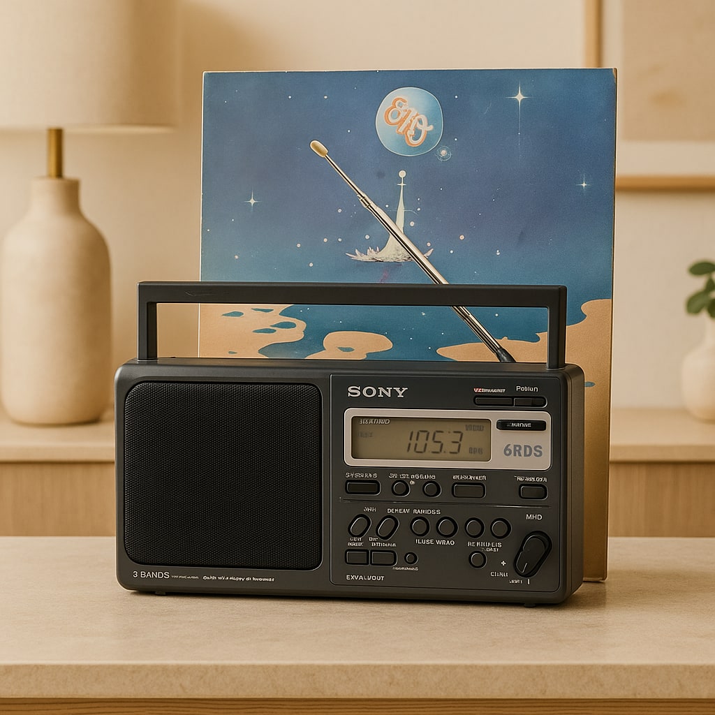 Sony ICF-M50RDS Rare Vintage Radio Clock Radio RDS GLOBAL OPT Warranty