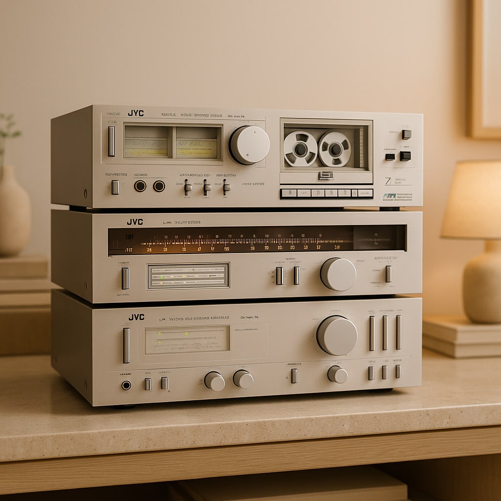 JVC A-X1 T-X1L KD-A33 Rare Vintage Cassette Deck Amplifier Set Service Warranty