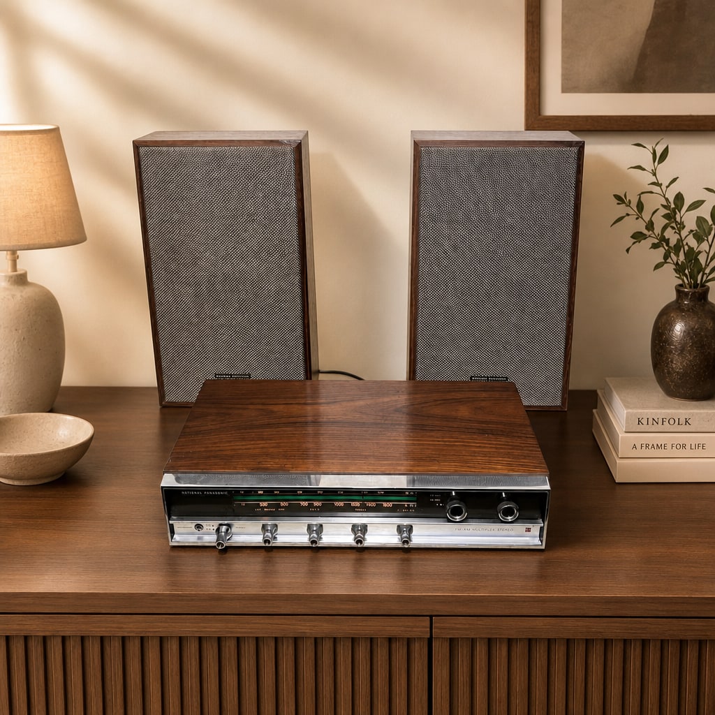 National Panasonic RE-7670BS Rare Vintage Stereo Receiver Tested Warranty