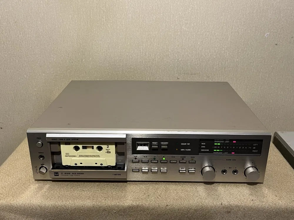 DUAL C828 Rare Vintage Cassette Deck Tested 2-Motor Autoreverse Hi-Fi Warranty