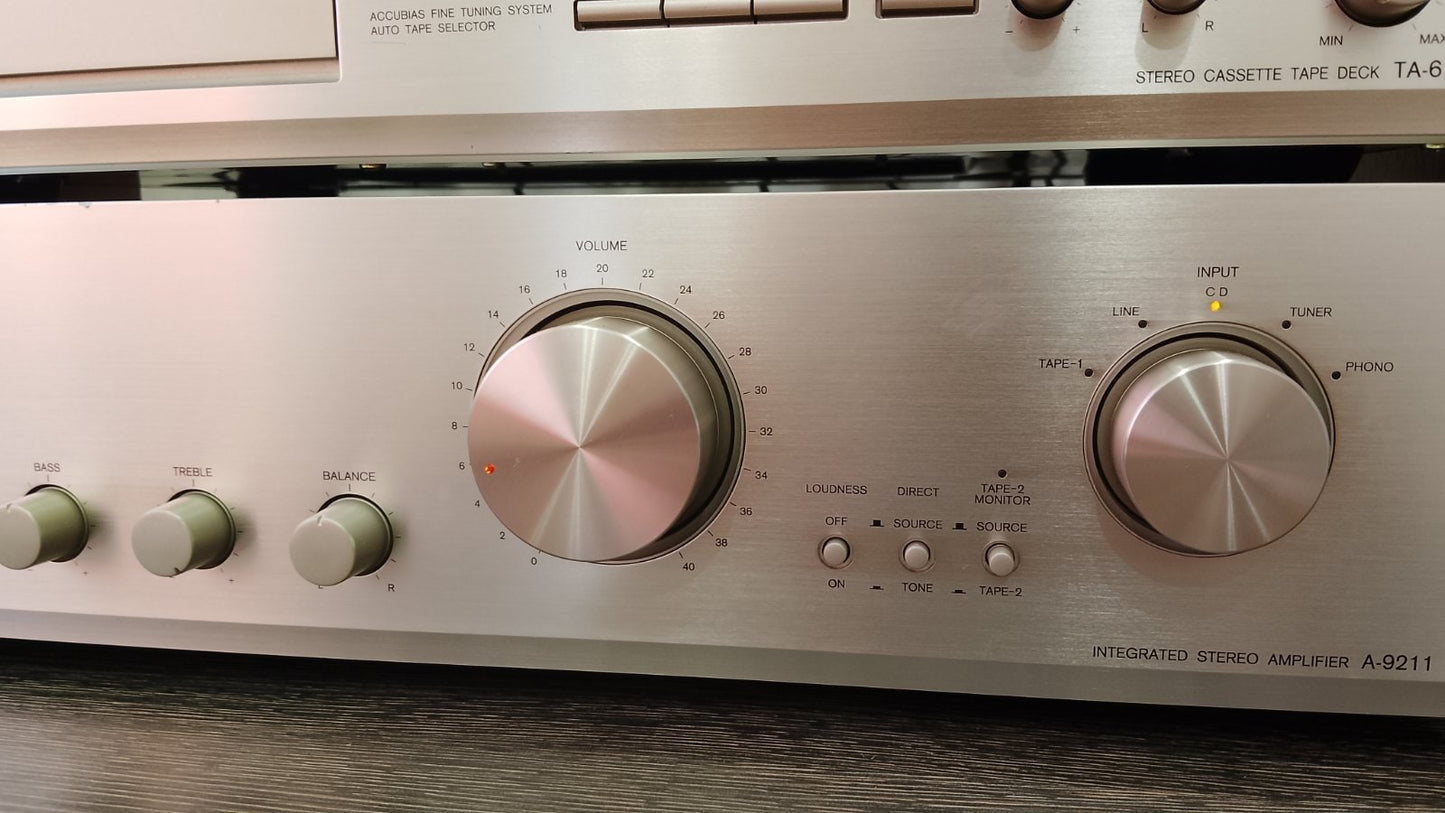 Onkyo A-9211 Rare Vintage MINT Cassette Deck Component Set Serviced Warranty