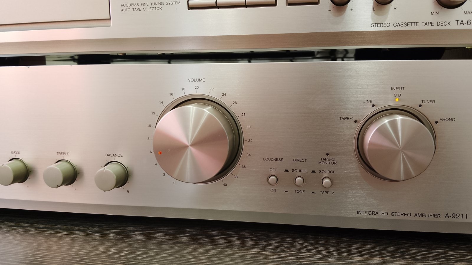 Onkyo A-9211 Rare Vintage MINT Cassette Deck Component Set Serviced Warranty