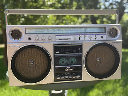 National RX-5080 Rare Vintage Boombox Getto blaster Tested AM/FM