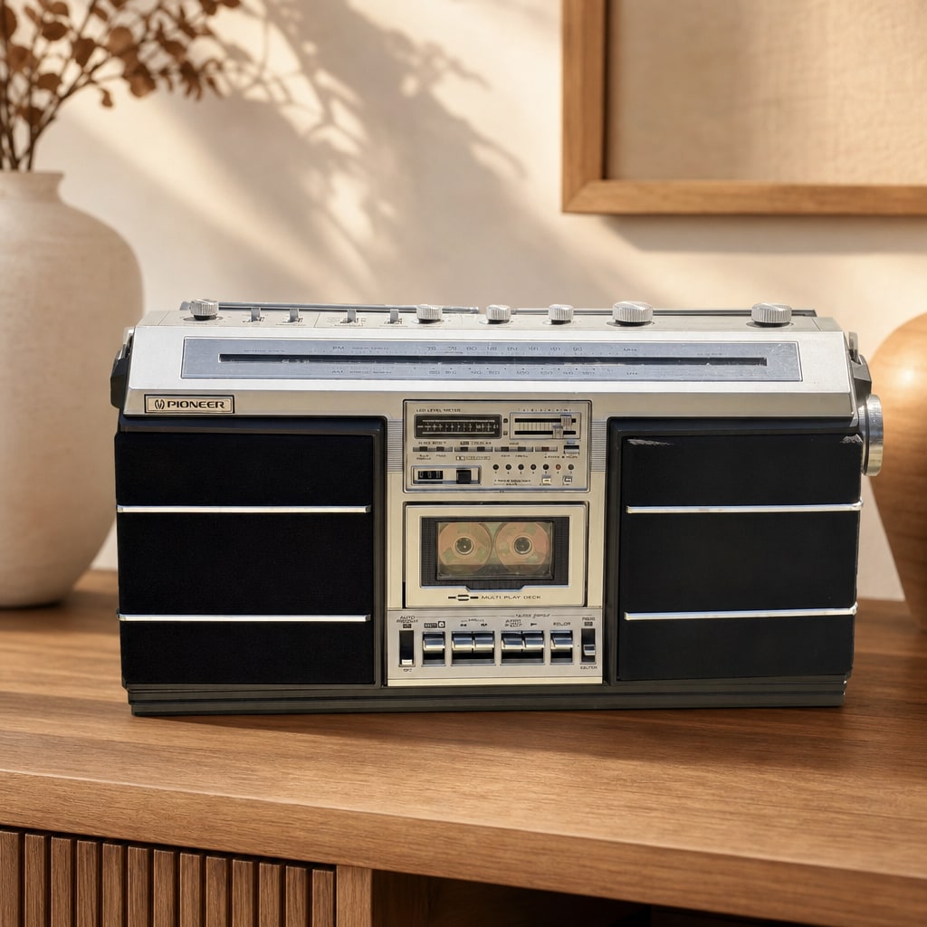 Pioneer SK-95 Rare Vintage Cassette Boombox Getto blaster Japan Warranty
