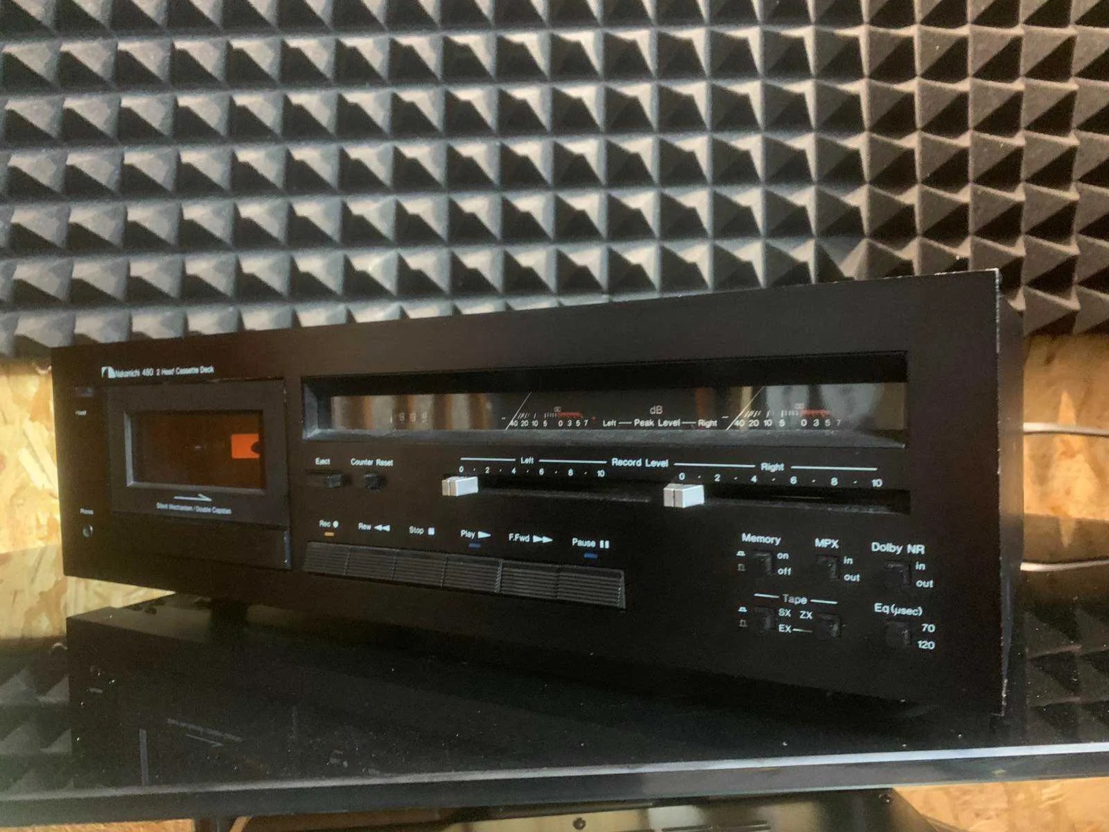 Nakamichi 480 Rare Vintage Cassette Deck Serviced Dual Capstan Warranty