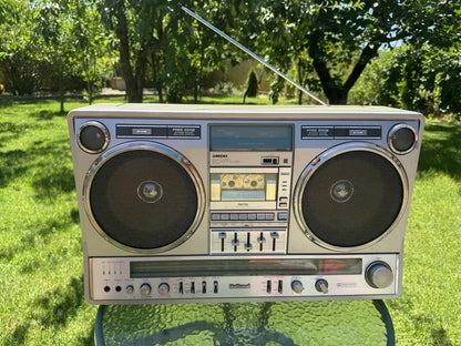 National RX-5350 Rare Vintage Boombox Serviced Tested Stereo Hi-Fi Serviced