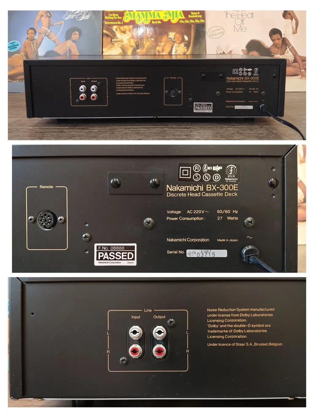 Nakamichi BX-300E Rare Vintage Cassette Deck Serviced Warranty Tested