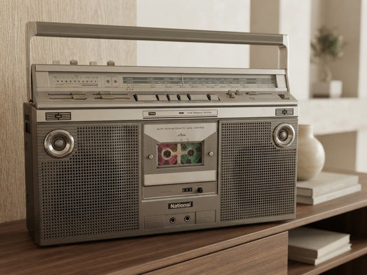 National RX-5320 Rare Vintage MINT Cassette Getto blaster Boombox Serviced