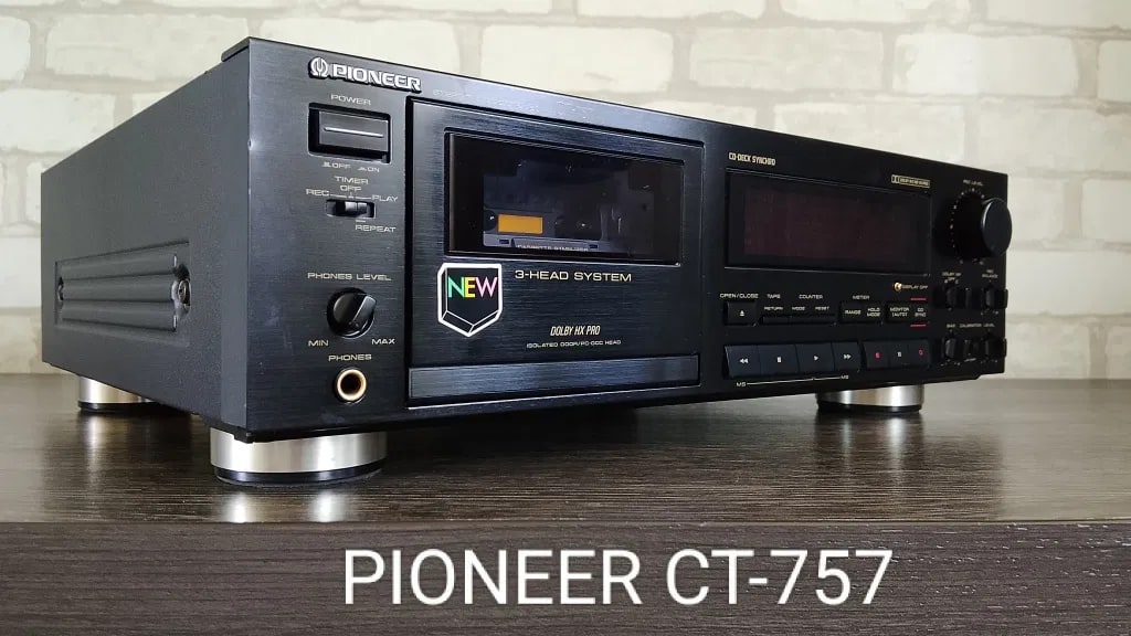 Pioneer CT-757 Rare Vintage Cassette Deck Dolby HX-Pro 3-Head Warranty