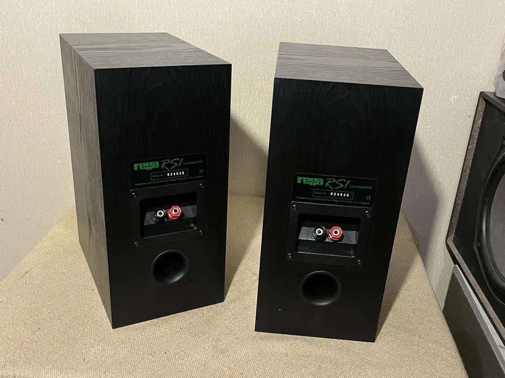 Rega RS1 Rare Vintage MINT Bookshelf Speakers Tested Working Hi-Fi Audio
