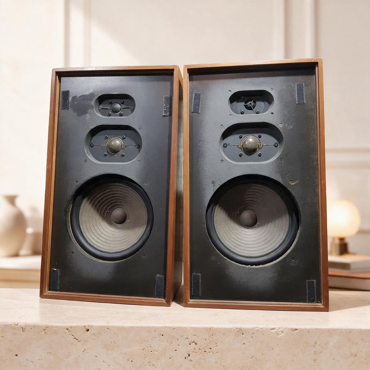 Dual CL 180 Rare Vintage 3-Way Speakers Tested Working Hi-Fi German