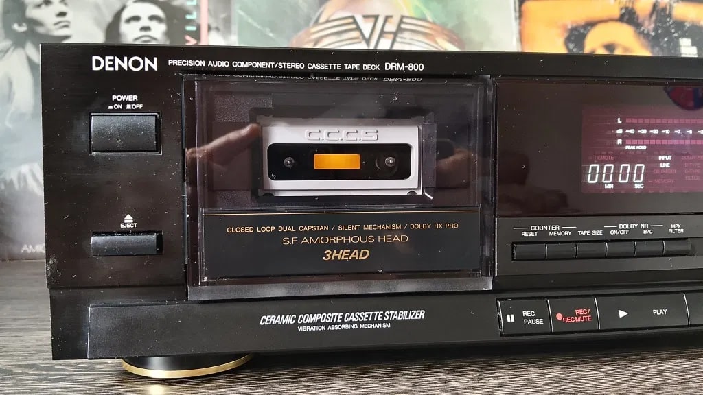 Denon DRM-800 Rare Vintage MINT Japan Cassette Deck Serviced 3-Head  Warranty