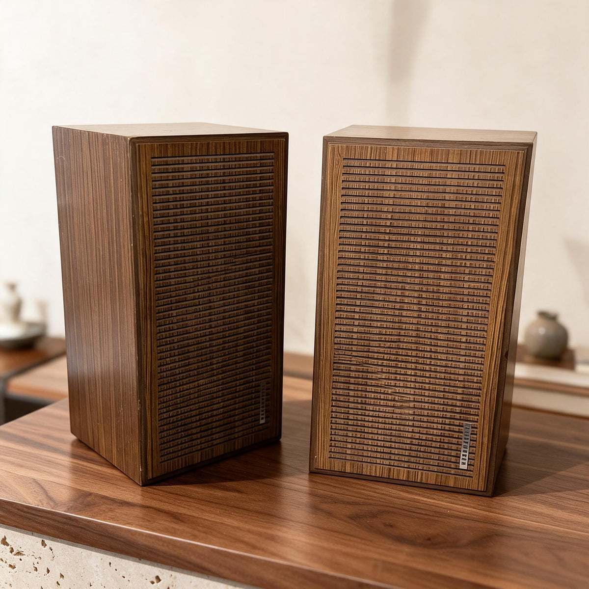 Telefunken L71 Rare Vintage Bookshelf Speakers Tested Isophon Alnico