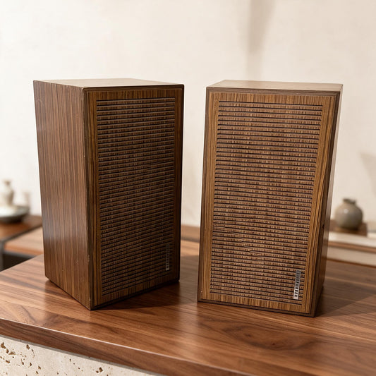 Telefunken L71 Rare Vintage Bookshelf Speakers Tested Isophon Alnico