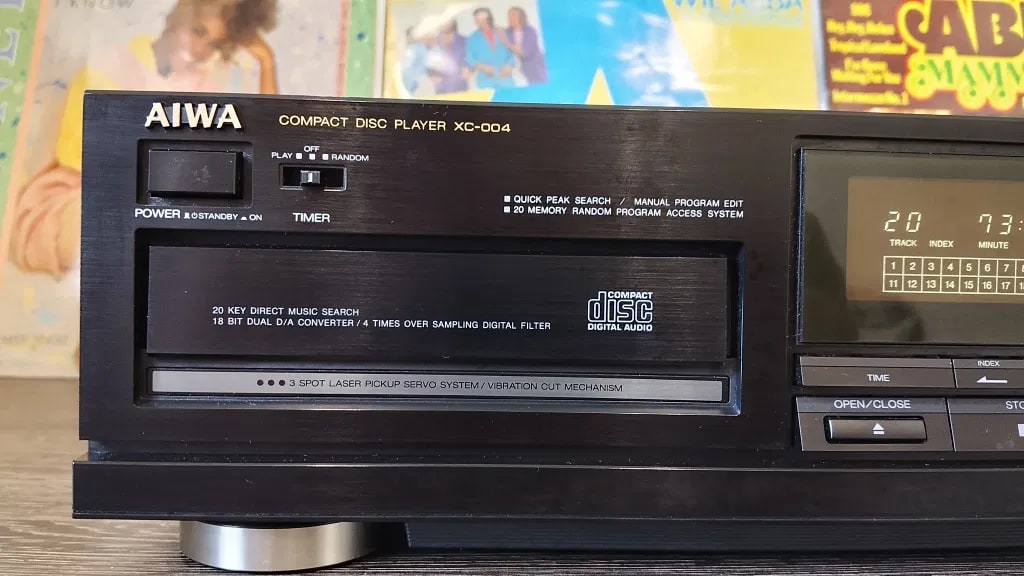 AIWA XC-004E Rare Vintage CD Player Working Hi-Fi Stereo Remote Warranty