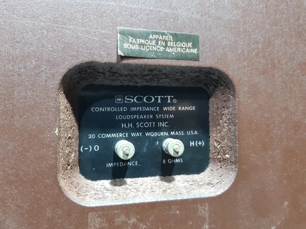 SCOTT S20 Rare Vintage Bookshelf Speakers Tested Hi-Fi Stereo