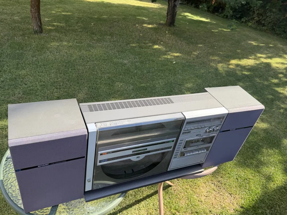 SHARP VZ-3000 Rare Vintage MINT Boombox Serviced Stereo System Cassette