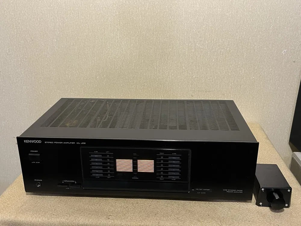 KENWOOD KM-208 Rare Vintage Power Amplifier Working Stereo Hi-Fi Analog
