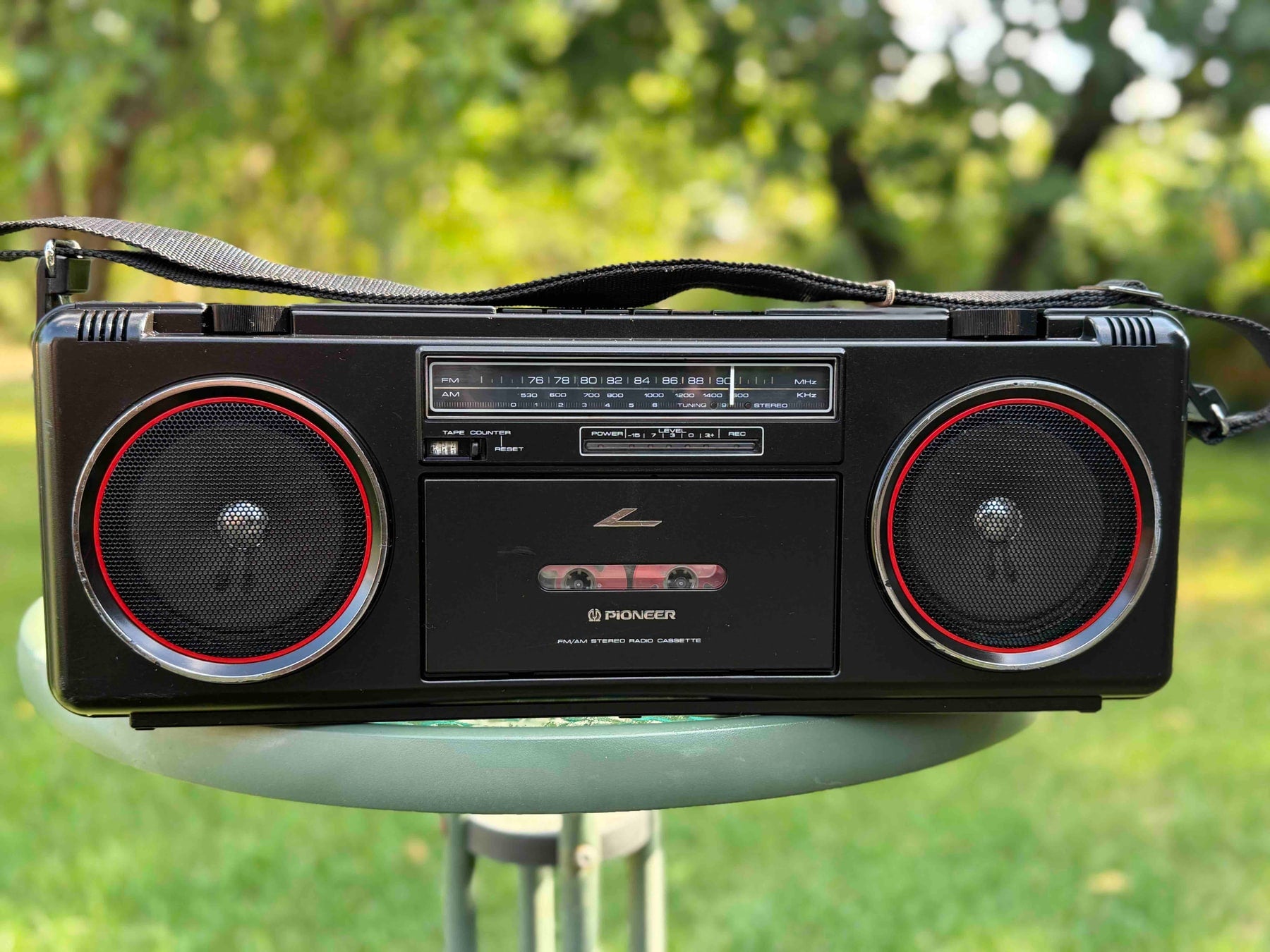 Pioneer SK-200BK Rare Vintage Boombox Tested Hi-Fi Cassette Japan Warranty