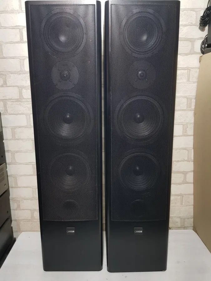 Canton Fonum 701 Rare Vintage Floorstanding Speakers Tested Hi-Fi 3-Way