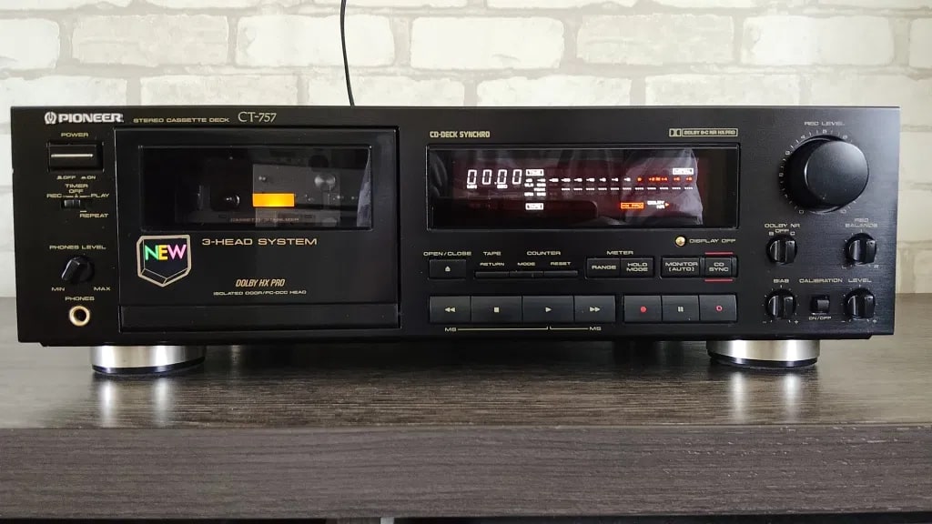 Pioneer CT-757 Rare Vintage Cassette Deck Dolby HX-Pro 3-Head Warranty