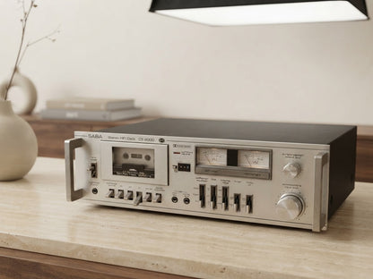 SABA CS-2000 Rare Vintage Cassette Deck Tested Working Analog Stereo