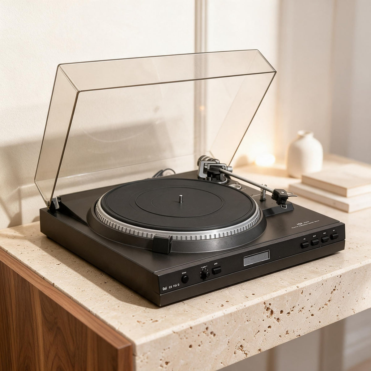 DUAL CS-728Q Rare Vintage Automatic Turntable Quartz Direct Drive Hi-Fi