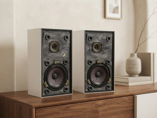 Bang & Olufsen Beovox S-25 Rare Vintage Bookshelf Speakers Tested Warranty