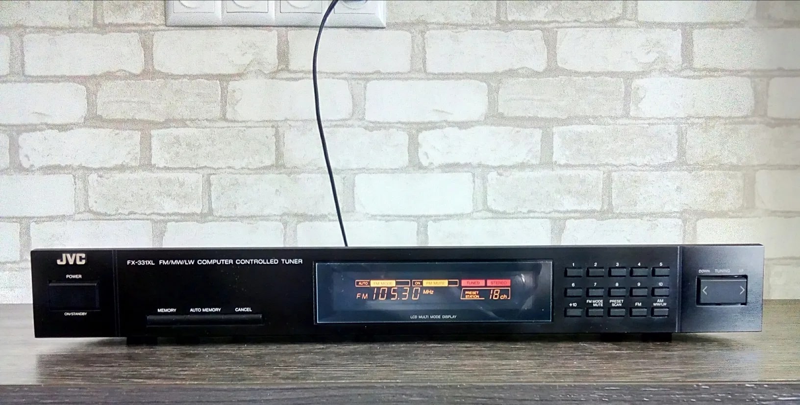 JVC FX-331XLBK Rare Vintage Stereo Tuner Warranty