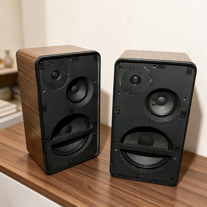 METZ 4603 Rare Vintage 3-Way Speakers Hi-Fi Stereo Analog 80W