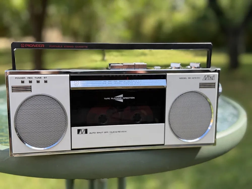Pioneer SK-Q10 Rare Vintage Mini Cassette Boombox Component System Warranty