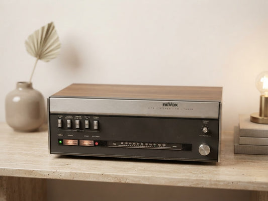 Revox A-76 Rare Vintage Stereo Tuner Tested Working analog FM Hi-Fi Warranty