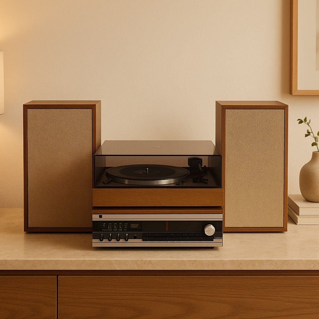 DUAL 1218 Rare Vintage Turntable Set Warranty