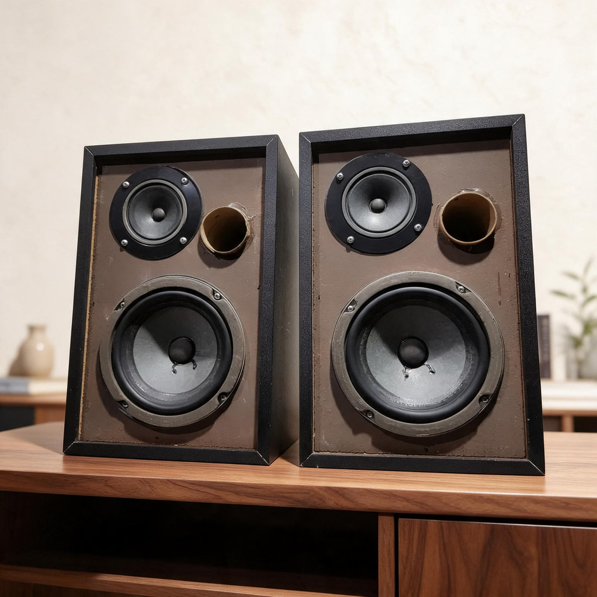 Bose Interaudio IA 1000 Rare Vintage Bookshelf Speakers Tested Working