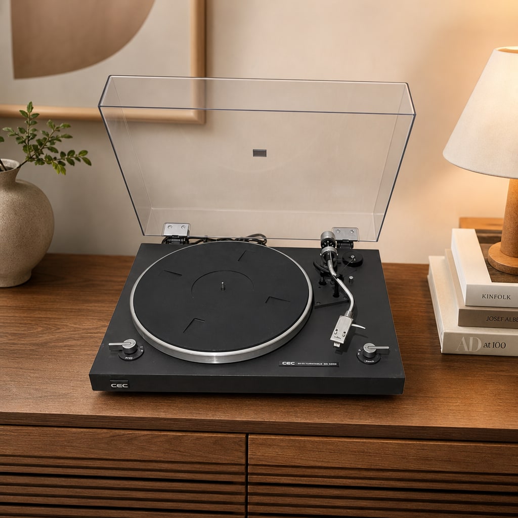 C.E.C. BD-2200 Rare Vintage Turntable Serviced Tested Serviced