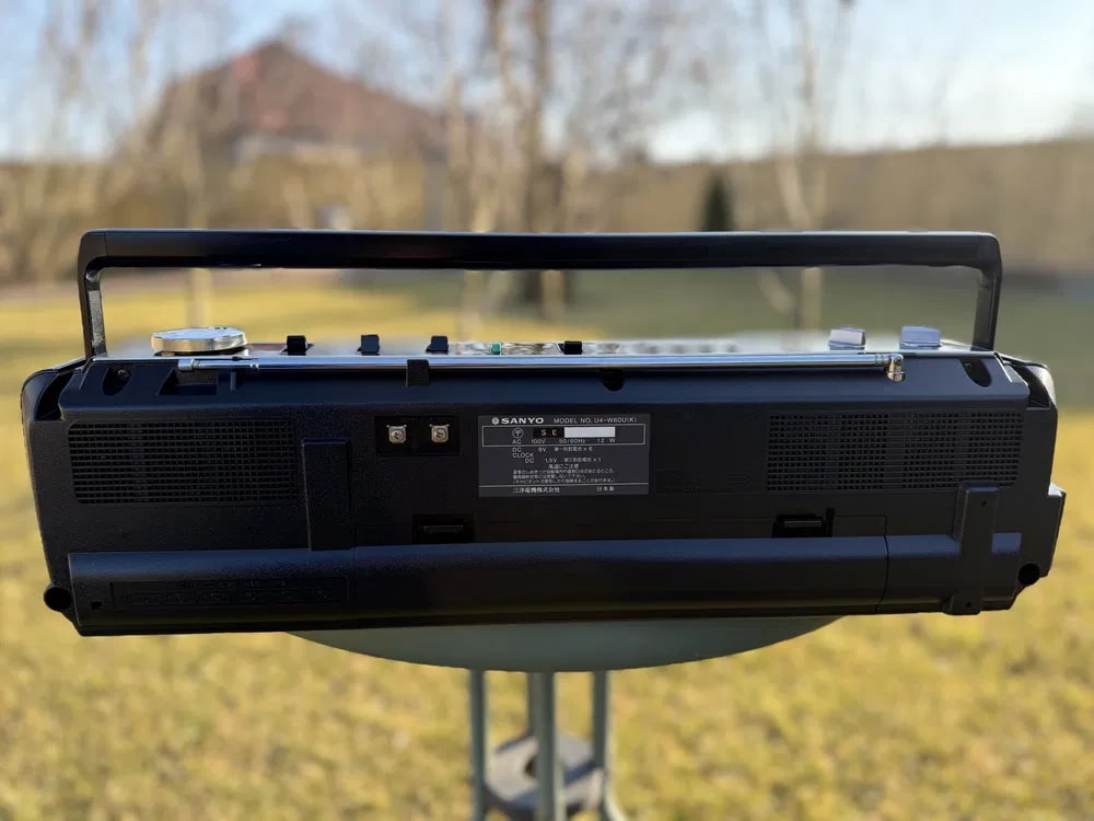 Sanyo U4 W60U Rare Vintage Boombox Serviced Warranty Tested Radio Cassette