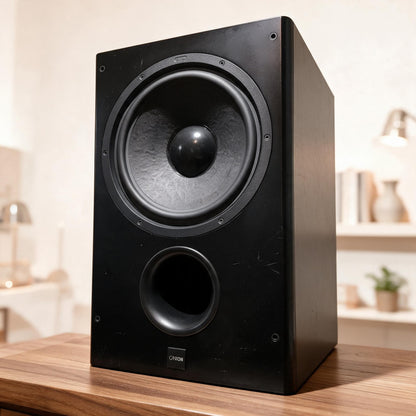 Canton AS-50 Rare Vintage Active Subwoofer Tested Working Hi-Fi Bass