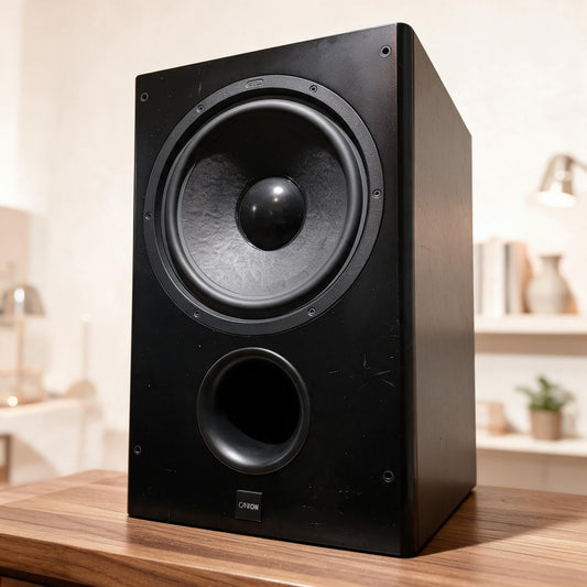 Canton AS-50 Rare Vintage Active Subwoofer Tested Working Hi-Fi Bass