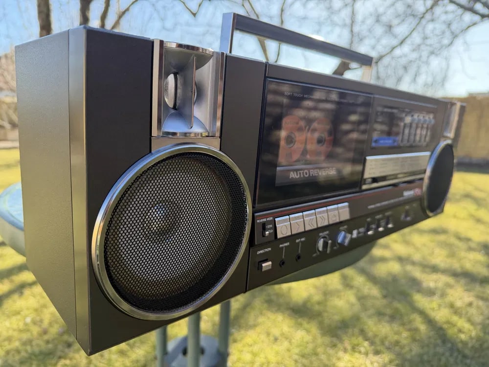 National RX-C47F Rare Vintage Mint Japan Boombox Getto blaster Warranty Tested