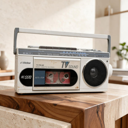 Victor RC-S170 Rare Vintage MINT Radio Cassette Boombox