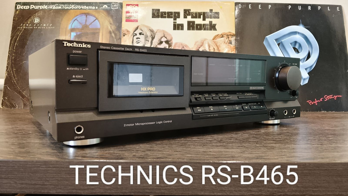 Technics RS-B465 Rare Vintage Stereo Cassette Deck Tested Dolby B/C Serviced