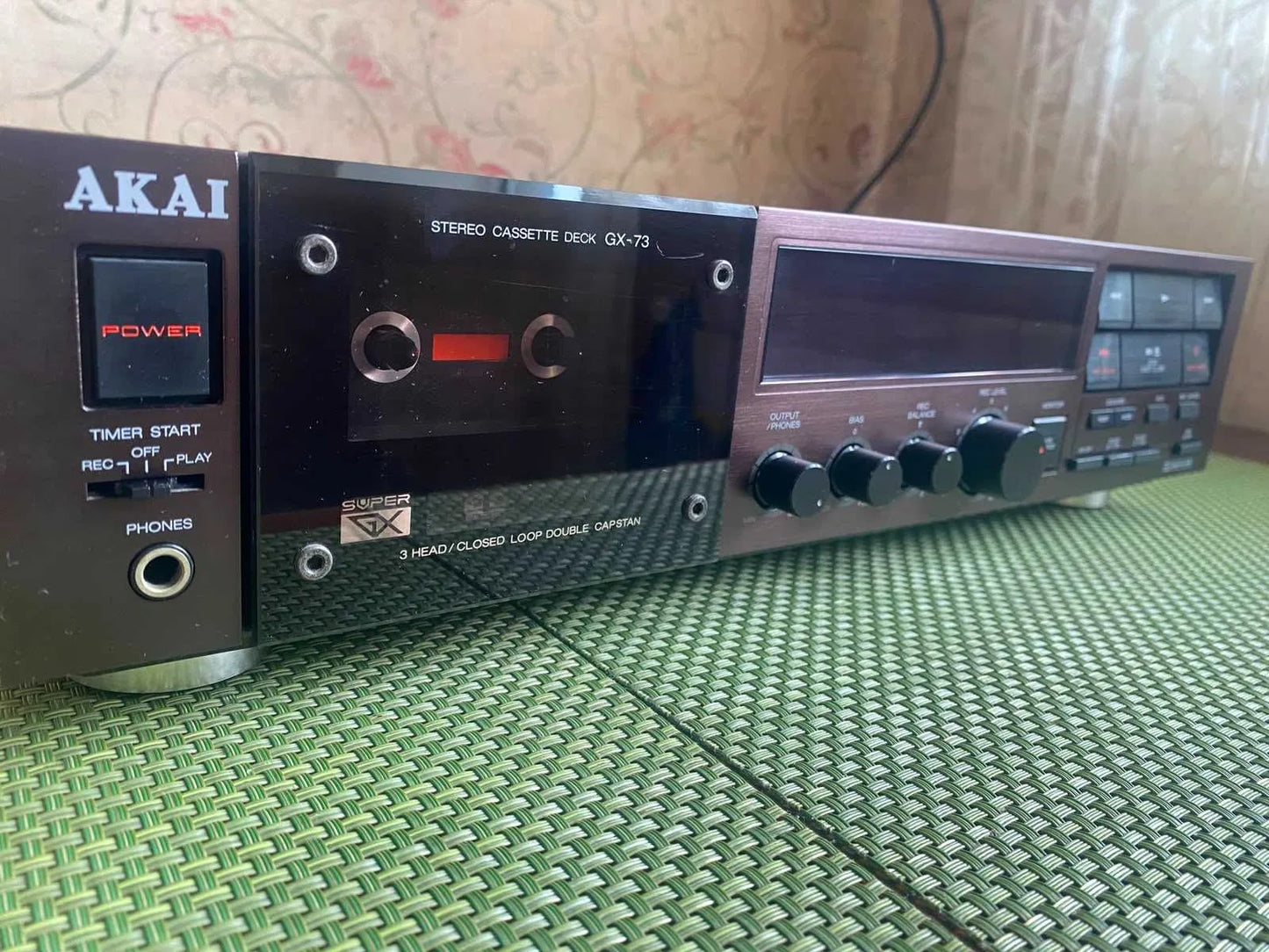 AKAI GX-73 Rare Vintage MINT Cassette Deck Serviced Tested 100V Warranty