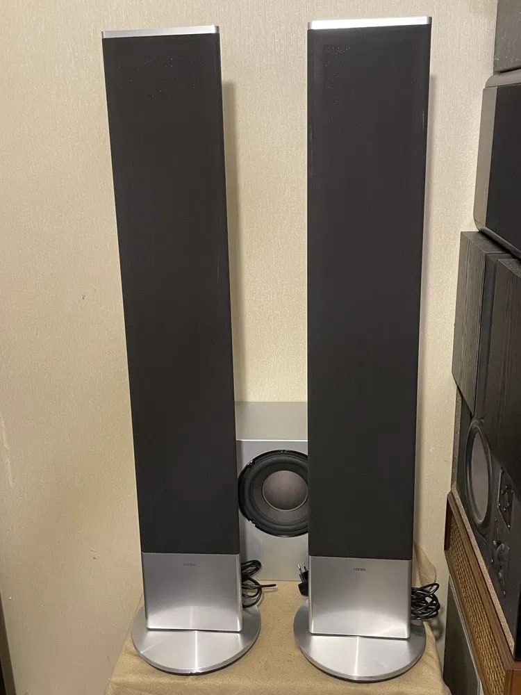 Loewe Individual Stand Speaker SL Subwoofer 525 Rare Vintage Speaker Warranty