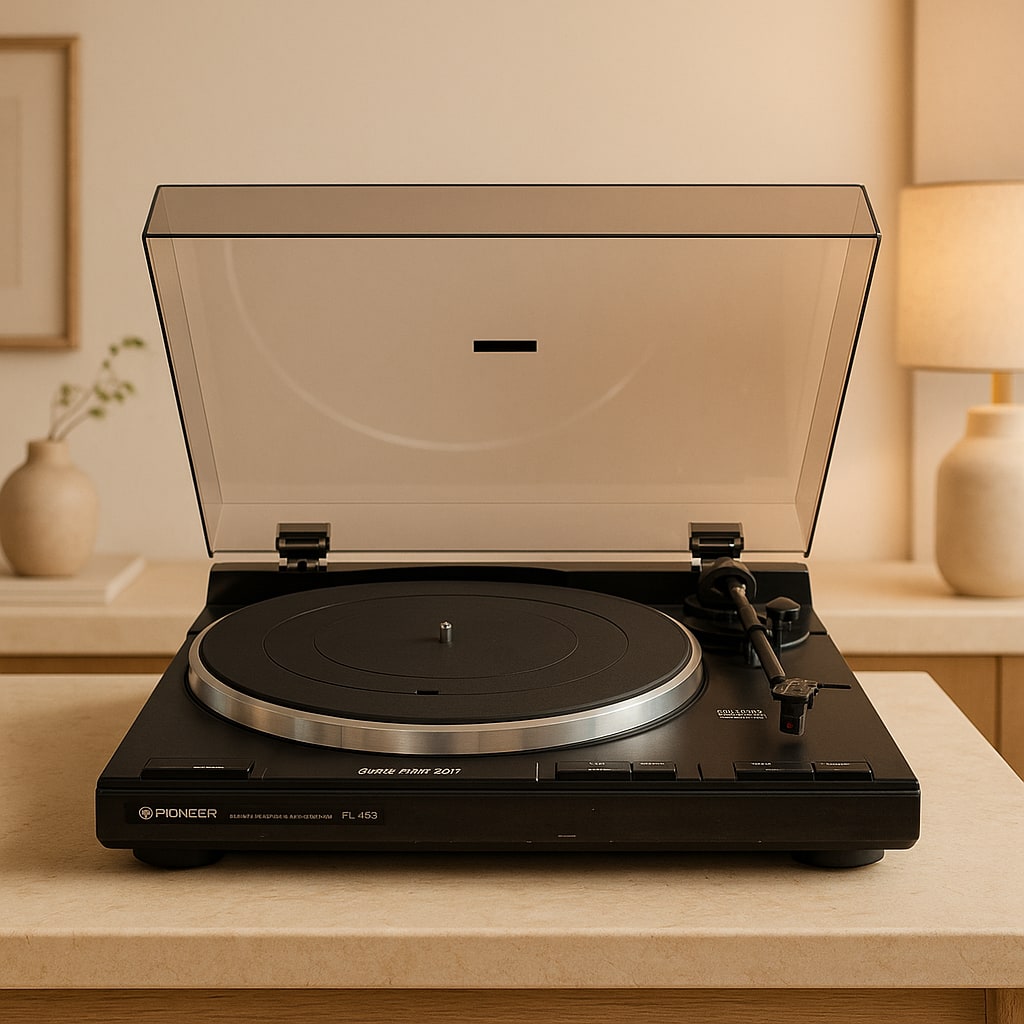 Pioneer PL-445 Rare Vintage Turntable Warranty Working Direct Drive Quartz