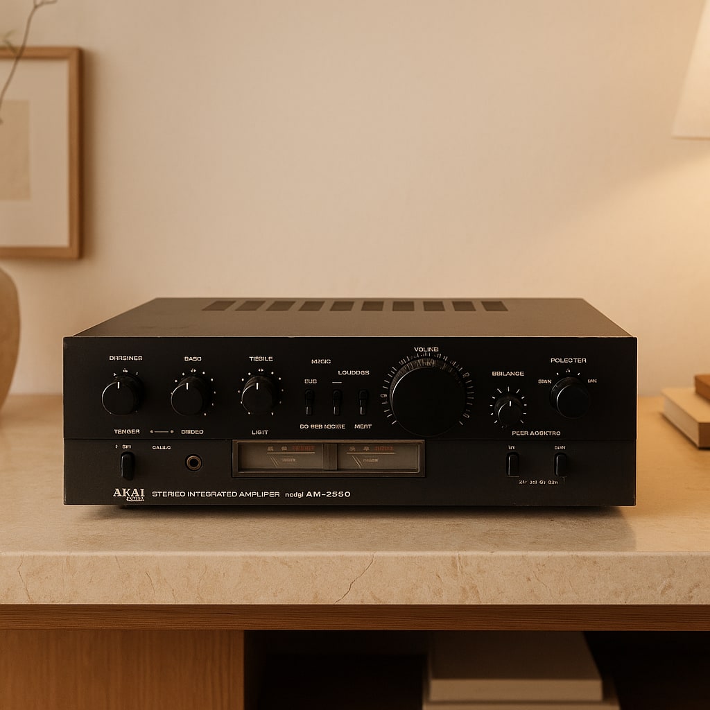 AKAI AM-2350 Rare Vintage MINT Amplifier Warranty Hi-Fi Stereo Phono 2x35W