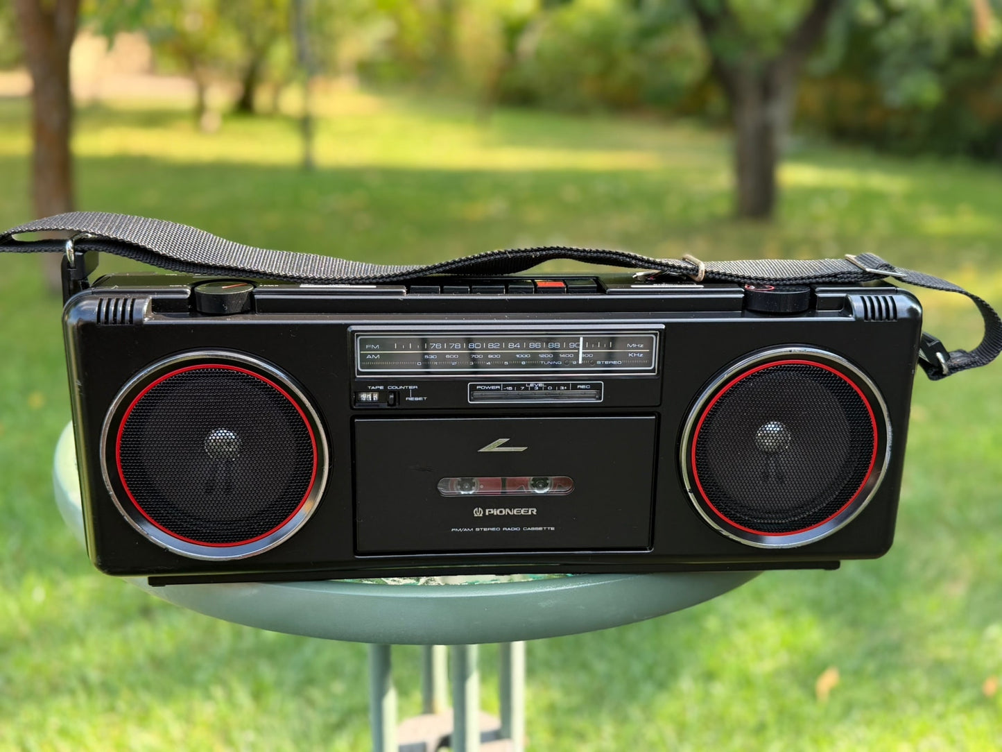 Pioneer SK-200BK Rare Vintage Boombox Tested Hi-Fi Cassette Japan Warranty