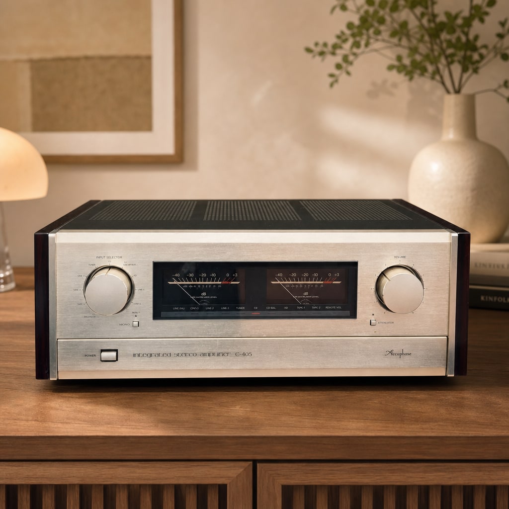 Accuphase E-405 Rare Vintage MINT Integrated Amplifier Serviced Warranty MM/MC
