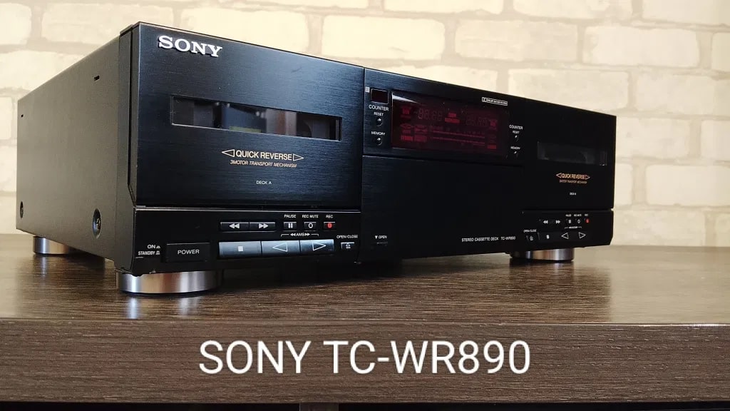 Sony TC-WR890 Rare Vintage MINT Cassette Deck Serviced Warranty Dolby HX Pro