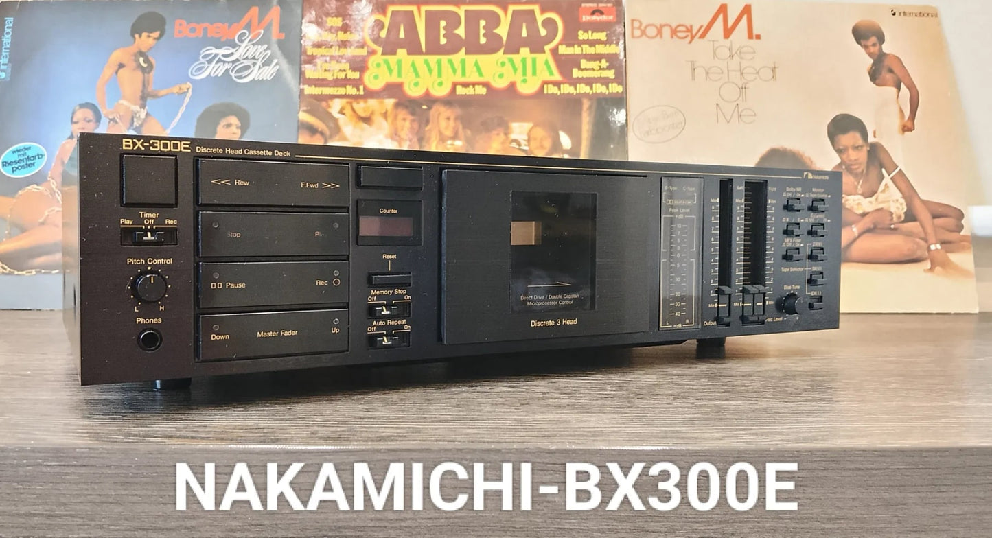 Nakamichi BX-300E Rare Vintage Cassette Deck Serviced Warranty Tested